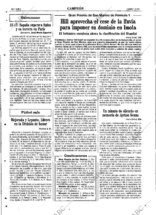 ABC MADRID 01-05-1995 página 80