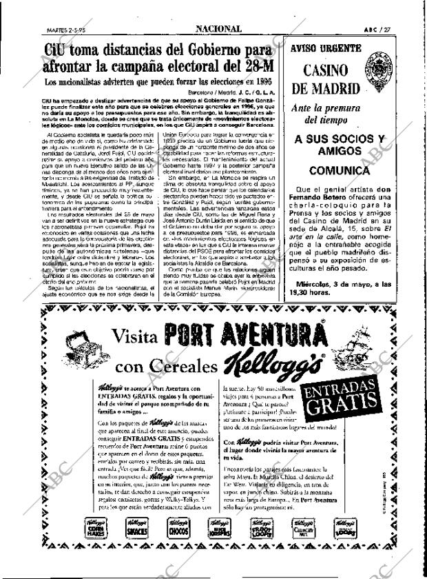 ABC MADRID 02-05-1995 página 27