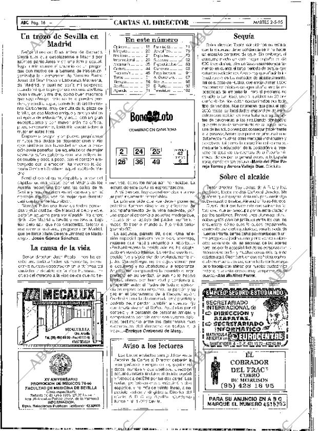 ABC SEVILLA 02-05-1995 página 16