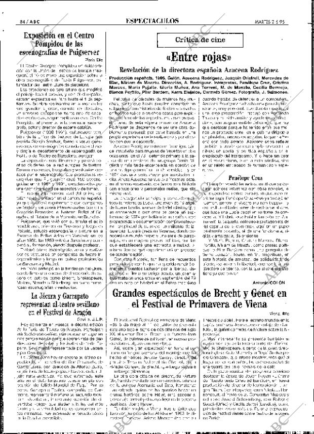 ABC SEVILLA 02-05-1995 página 84