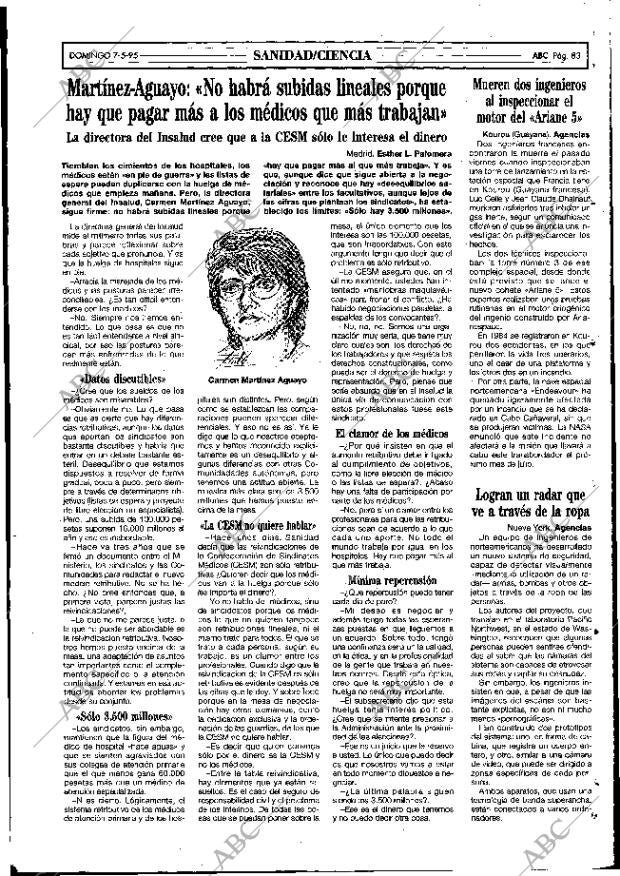 ABC MADRID 07-05-1995 página 83