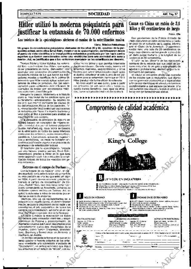 ABC MADRID 07-05-1995 página 87