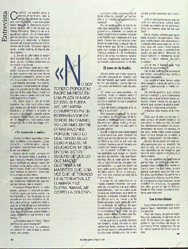 BLANCO Y NEGRO MADRID 07-05-1995 página 46