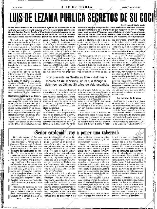 ABC SEVILLA 10-05-1995 página 52