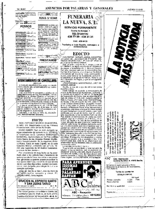 ABC SEVILLA 11-05-1995 página 92