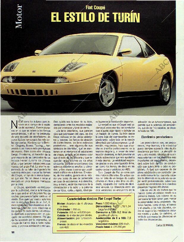 BLANCO Y NEGRO MADRID 14-05-1995 página 98