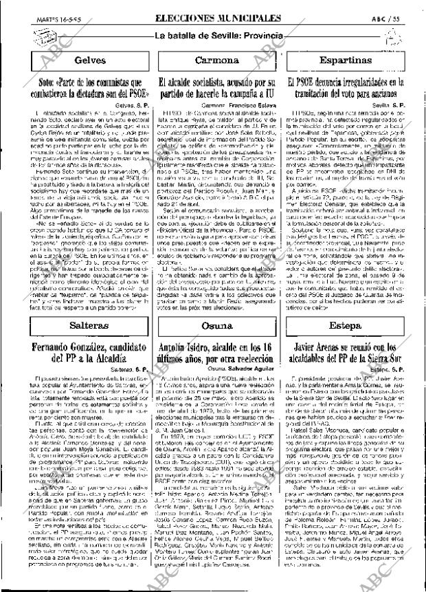 ABC SEVILLA 16-05-1995 página 55
