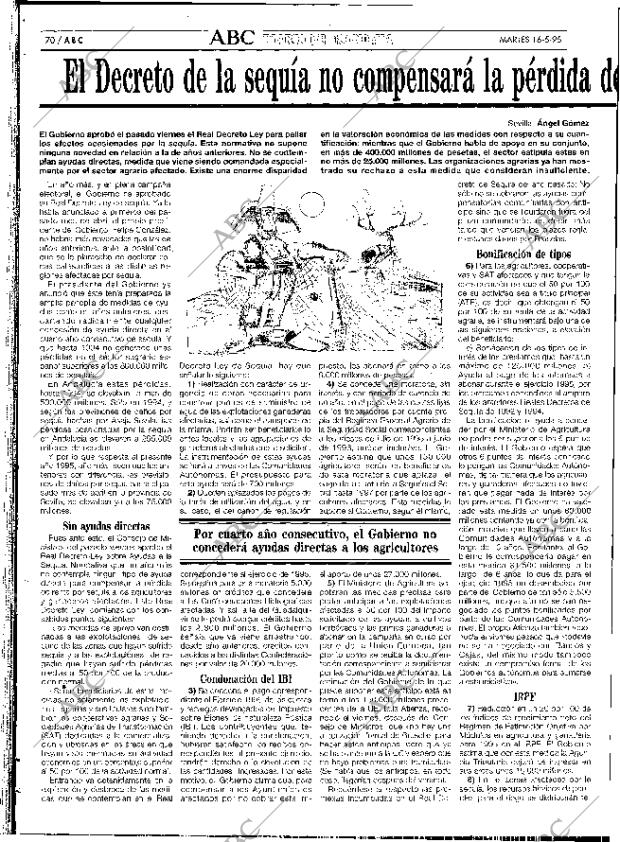 ABC SEVILLA 16-05-1995 página 70