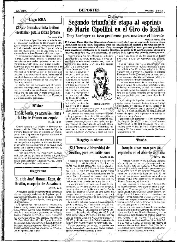 ABC SEVILLA 16-05-1995 página 82