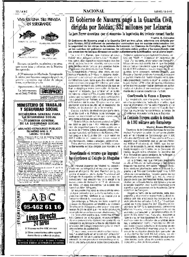 ABC SEVILLA 18-05-1995 página 22