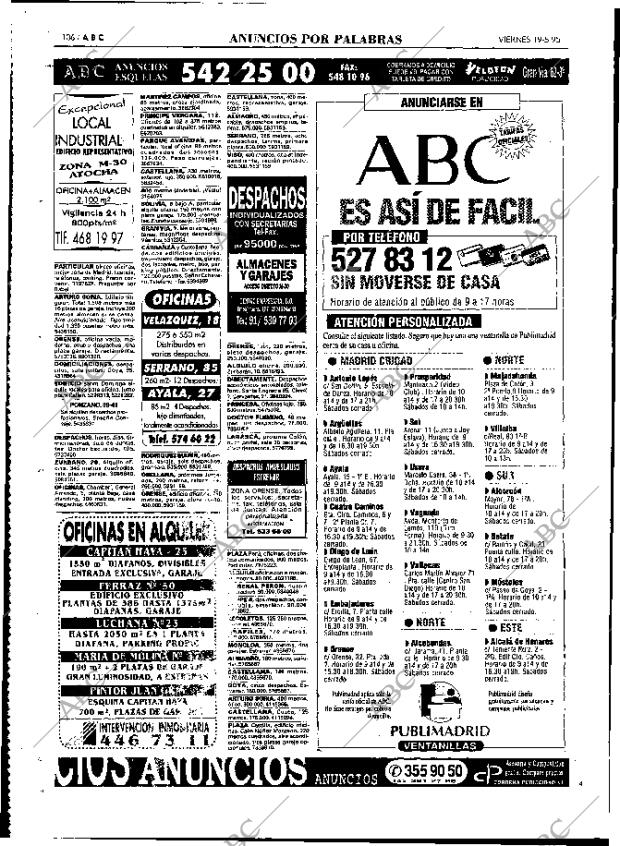 ABC MADRID 19-05-1995 página 106