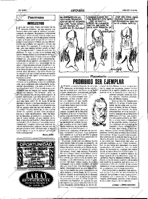 ABC MADRID 19-05-1995 página 20