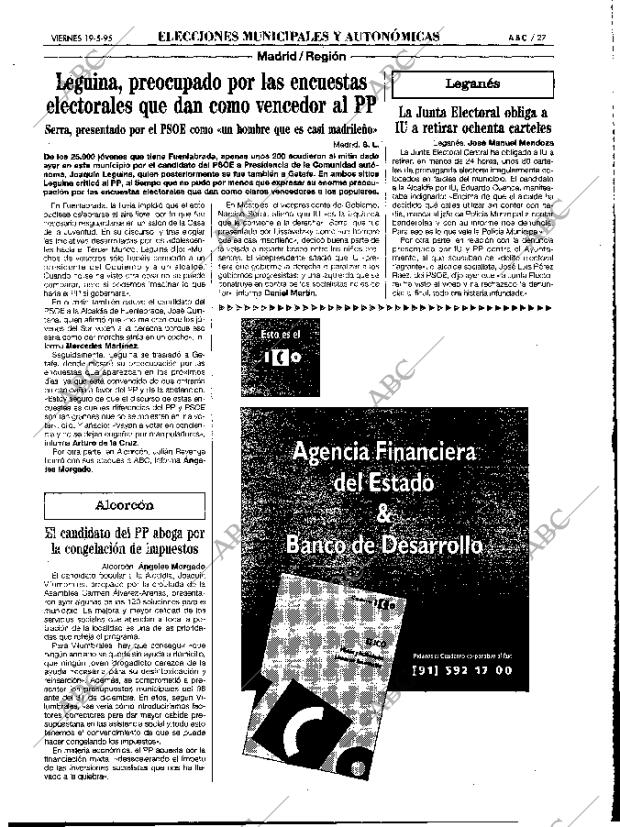 ABC MADRID 19-05-1995 página 27