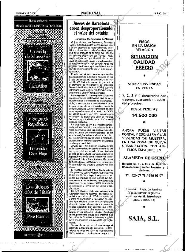 ABC MADRID 19-05-1995 página 35