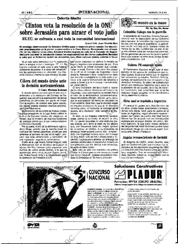 ABC MADRID 19-05-1995 página 40