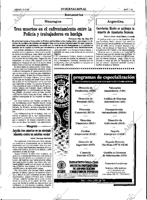 ABC MADRID 19-05-1995 página 41