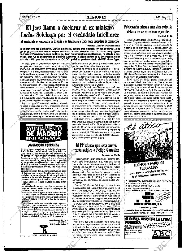 ABC MADRID 19-05-1995 página 73