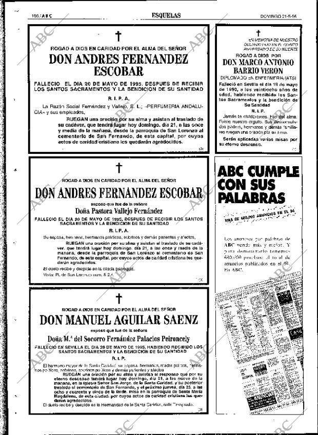ABC SEVILLA 21-05-1995 página 106
