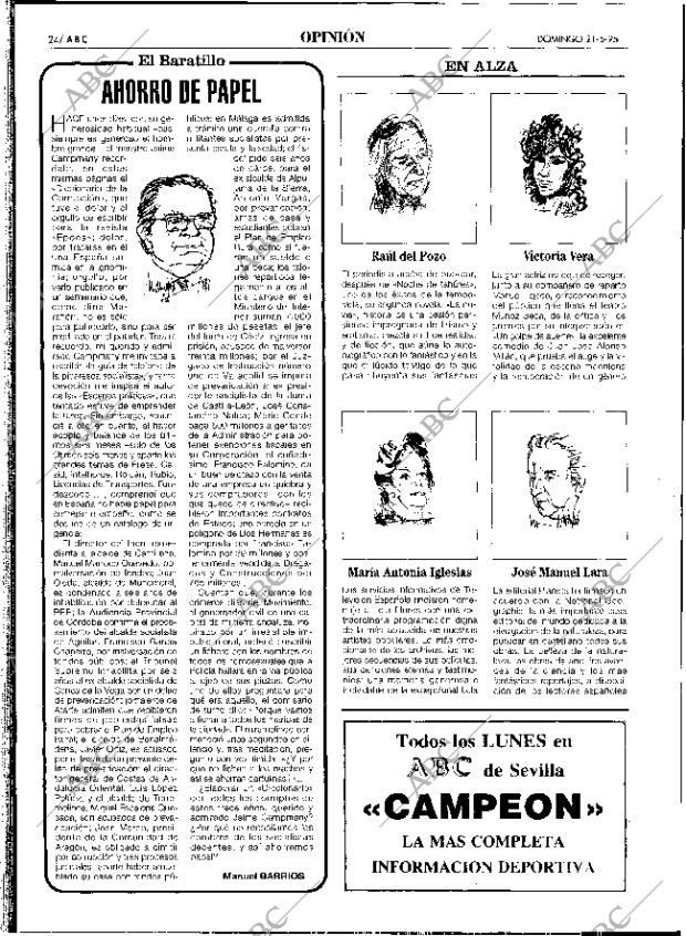 ABC SEVILLA 21-05-1995 página 24