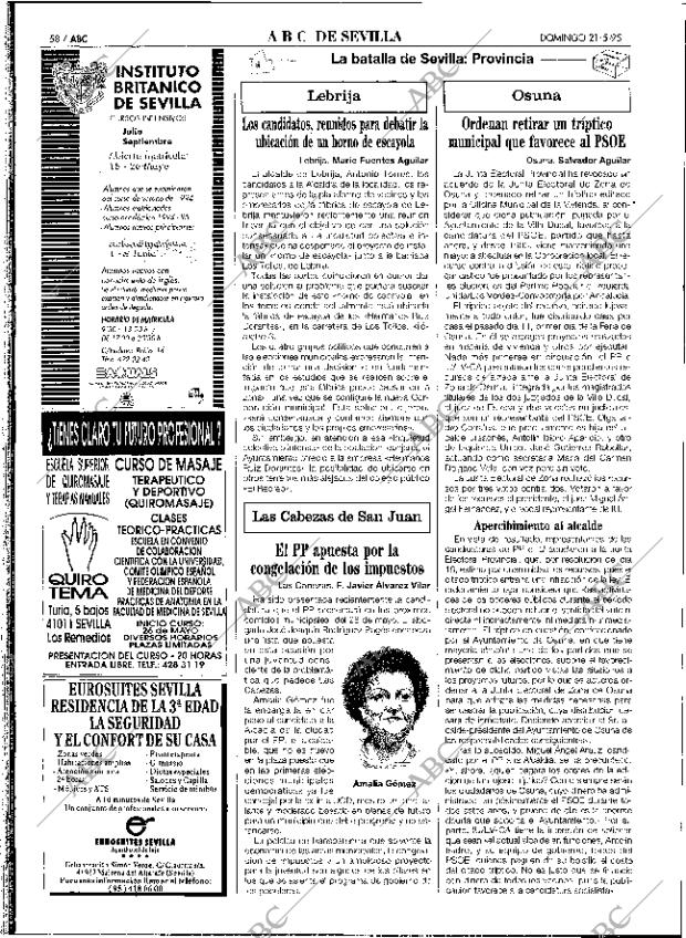 ABC SEVILLA 21-05-1995 página 58