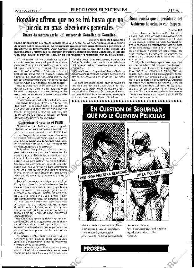 ABC SEVILLA 21-05-1995 página 69