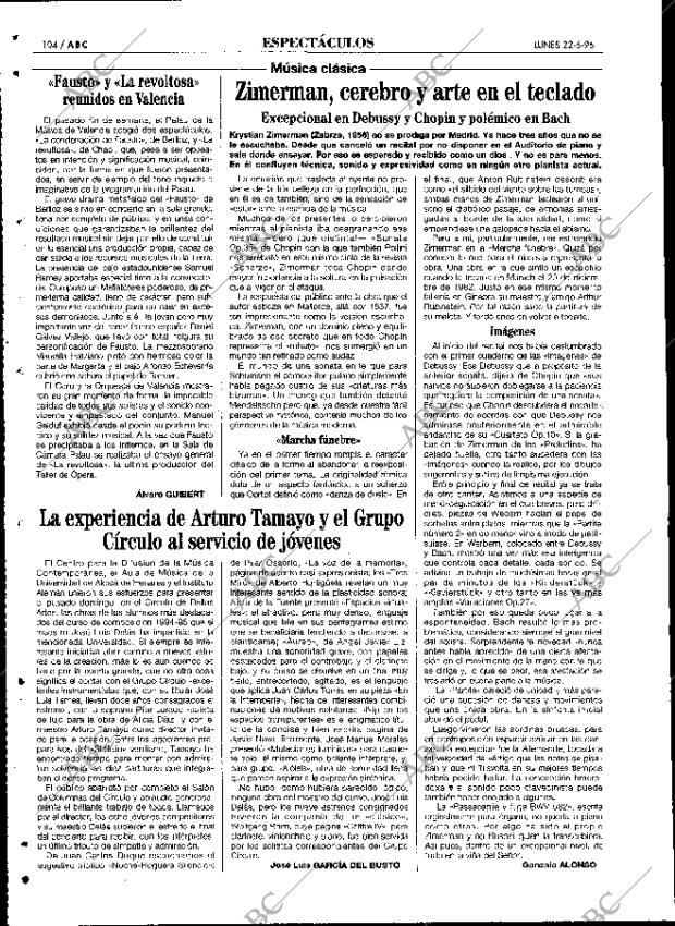 ABC MADRID 22-05-1995 página 104