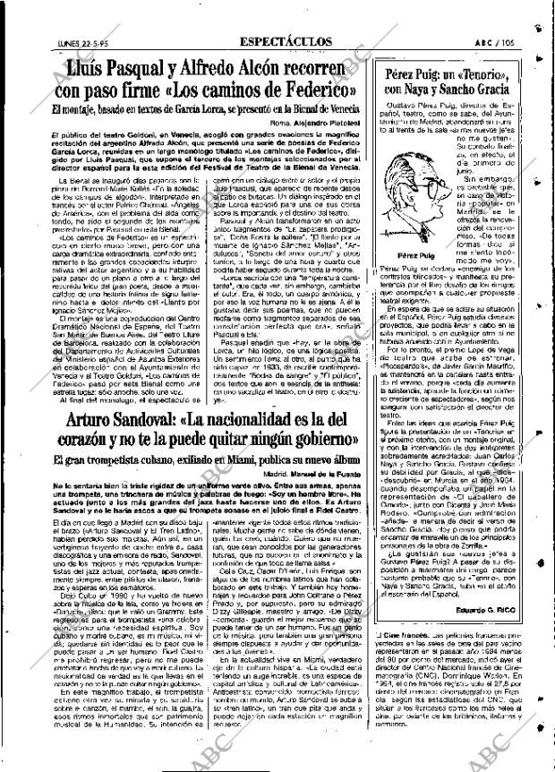 ABC MADRID 22-05-1995 página 105