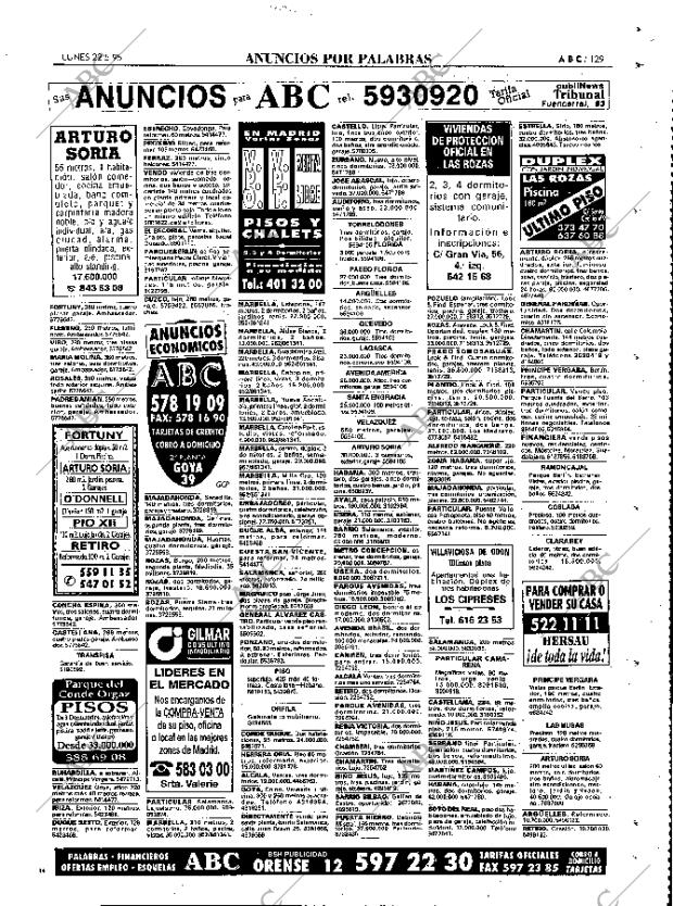 ABC MADRID 22-05-1995 página 129