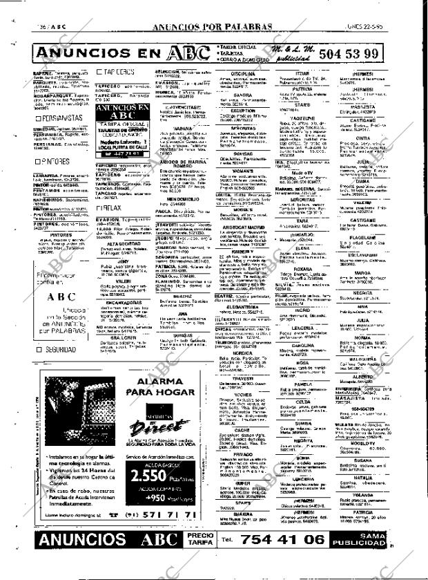 ABC MADRID 22-05-1995 página 136