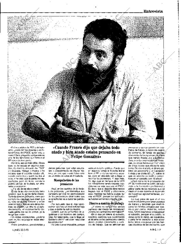 ABC MADRID 22-05-1995 página 17