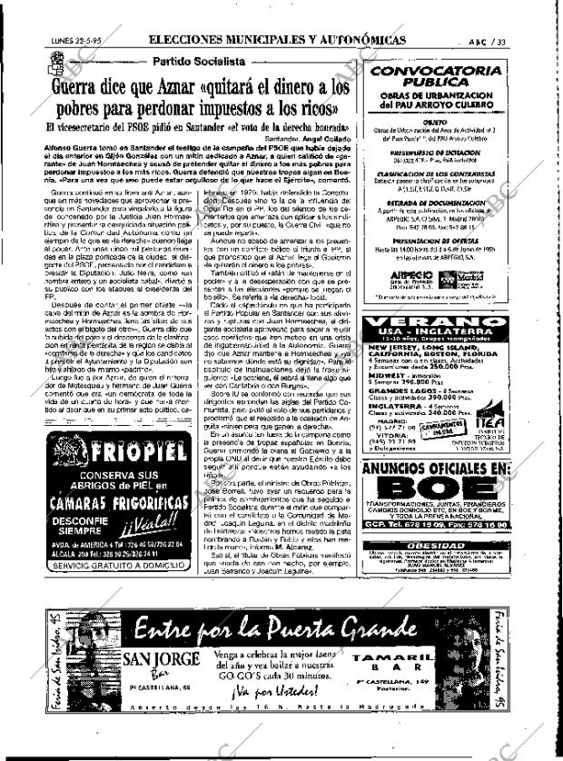 ABC MADRID 22-05-1995 página 33