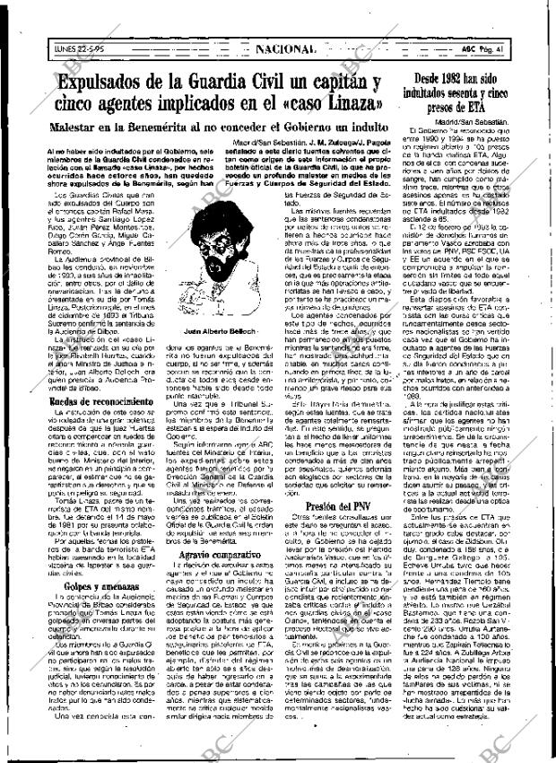ABC MADRID 22-05-1995 página 41