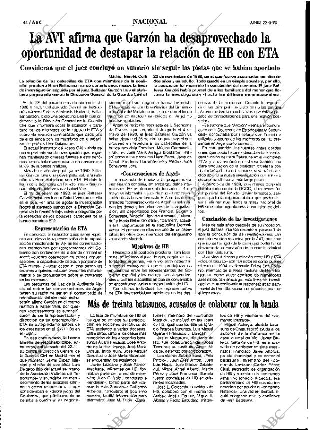 ABC MADRID 22-05-1995 página 44