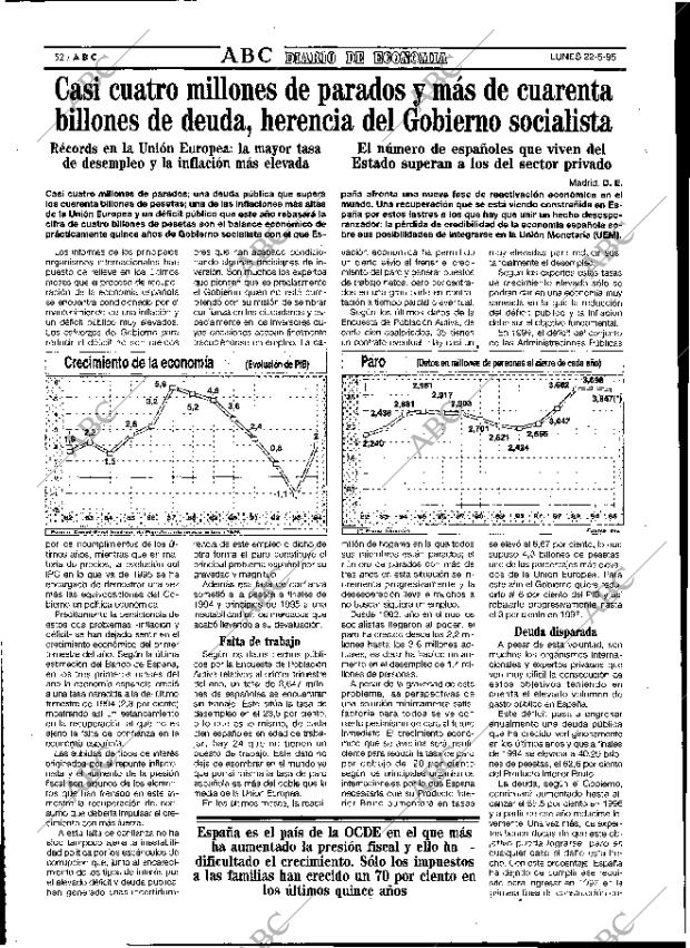 ABC MADRID 22-05-1995 página 52