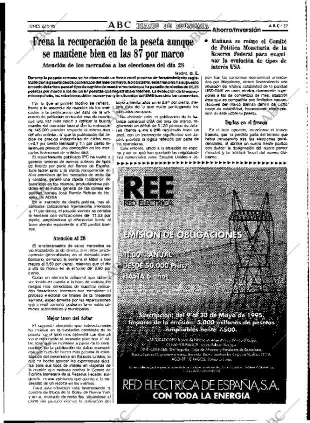 ABC MADRID 22-05-1995 página 57