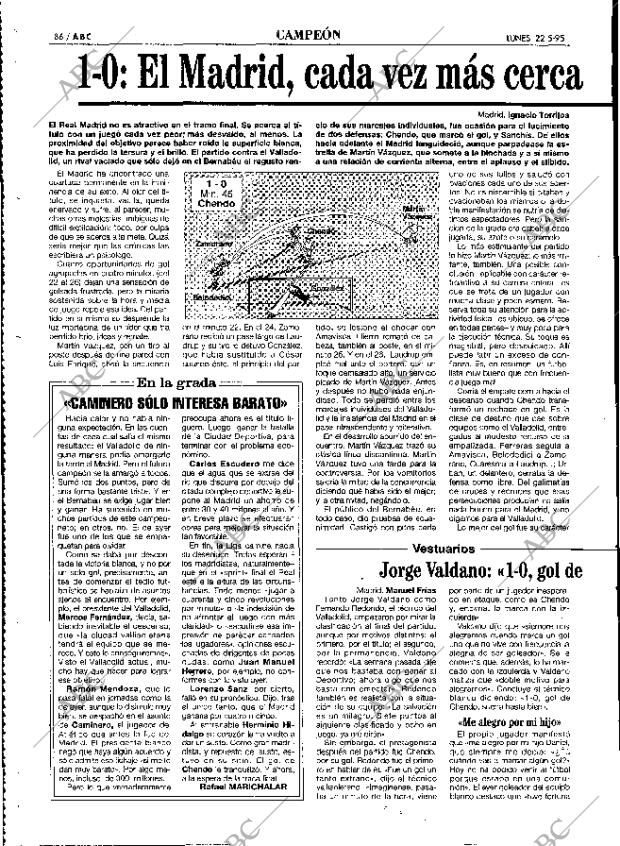 ABC MADRID 22-05-1995 página 86