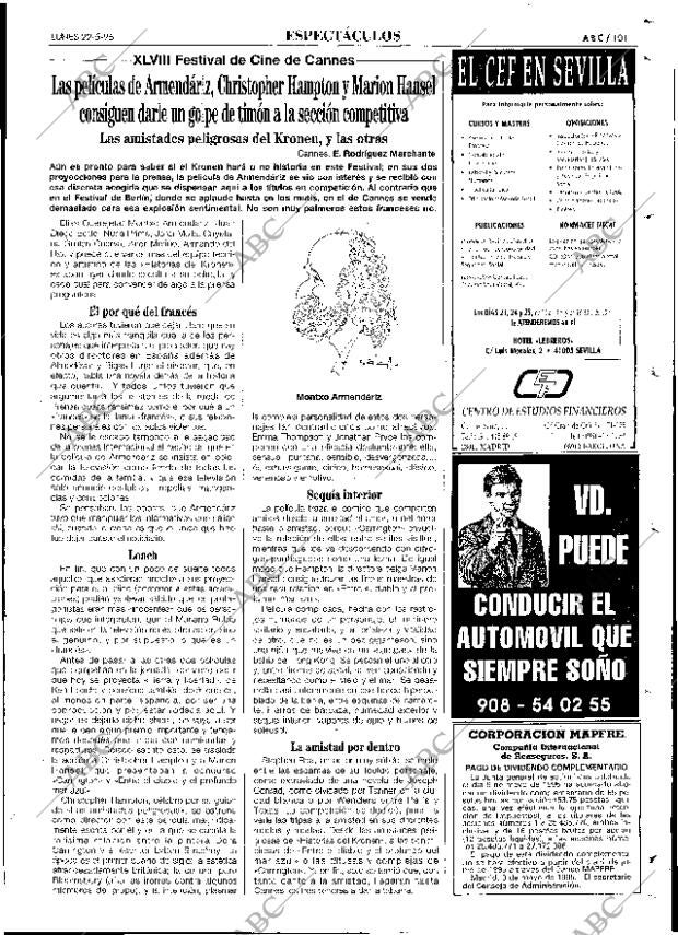 ABC SEVILLA 22-05-1995 página 101