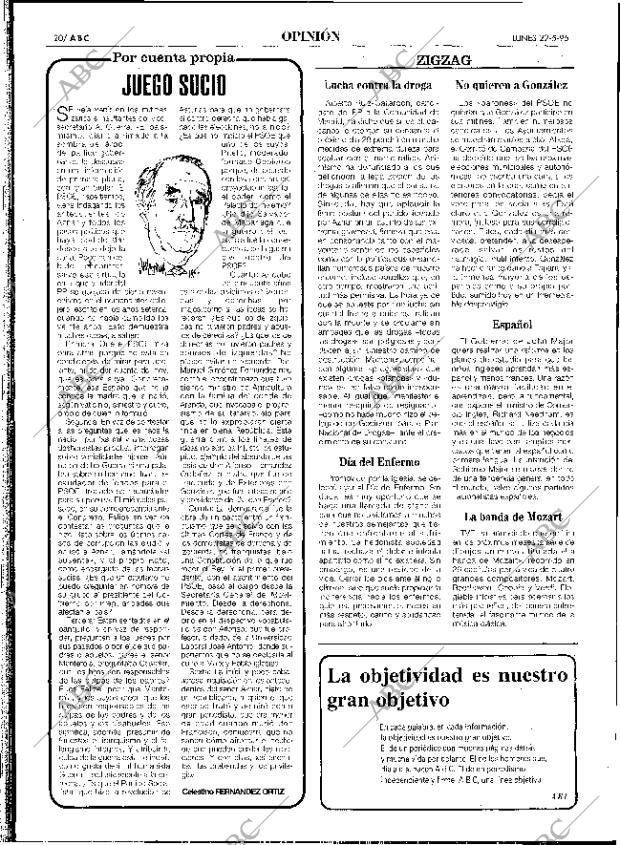 ABC SEVILLA 22-05-1995 página 20