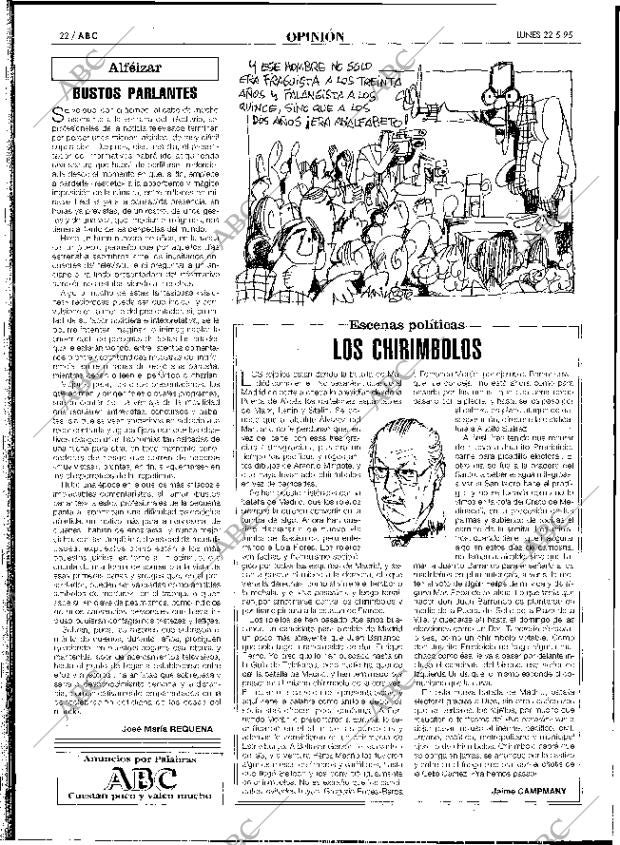 ABC SEVILLA 22-05-1995 página 22
