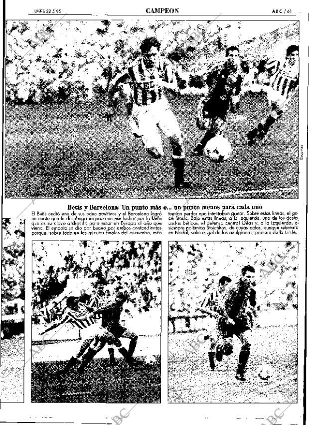 ABC SEVILLA 22-05-1995 página 61