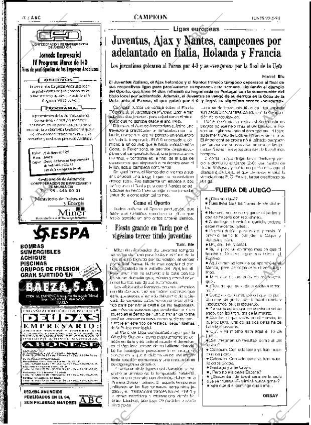 ABC SEVILLA 22-05-1995 página 70