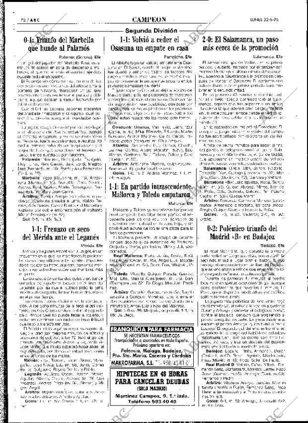 ABC SEVILLA 22-05-1995 página 72