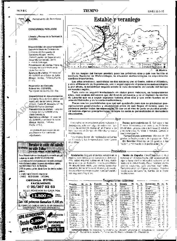 ABC SEVILLA 22-05-1995 página 88