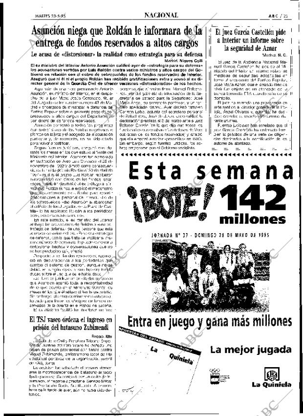 ABC SEVILLA 23-05-1995 página 25