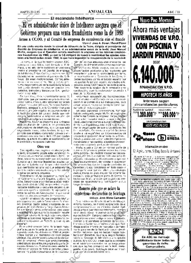 ABC SEVILLA 23-05-1995 página 33