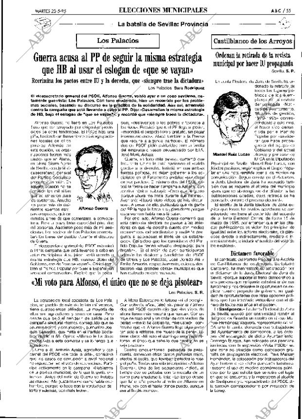 ABC SEVILLA 23-05-1995 página 55