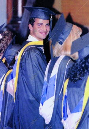 Durante la Graduacion en Georgetown