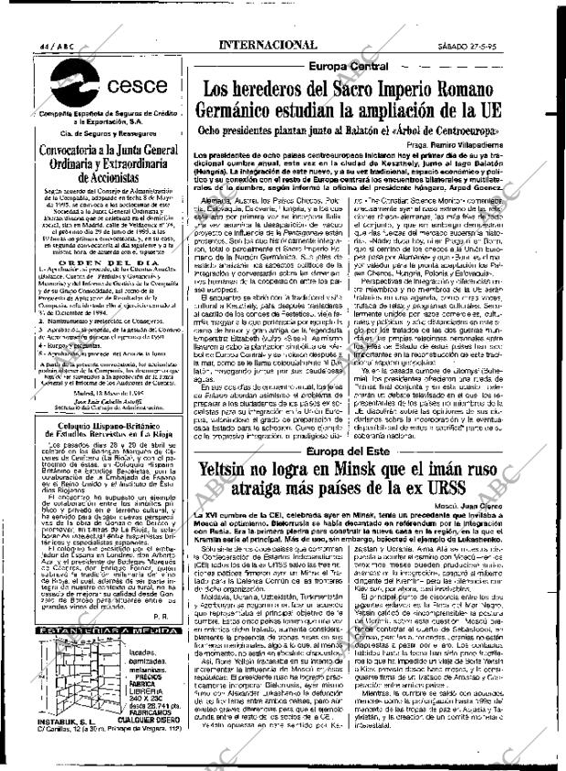 ABC MADRID 27-05-1995 página 44