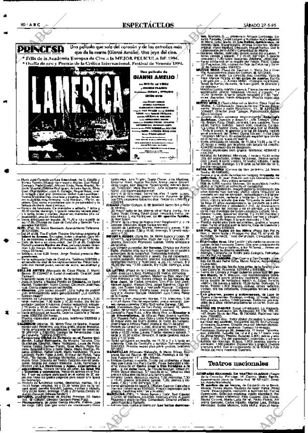 ABC MADRID 27-05-1995 página 90