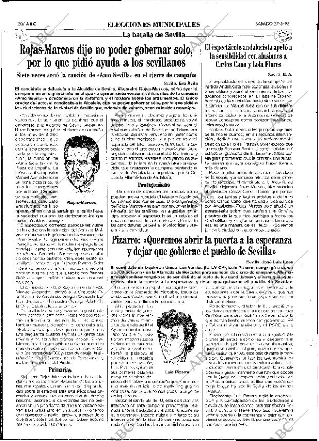 ABC SEVILLA 27-05-1995 página 20